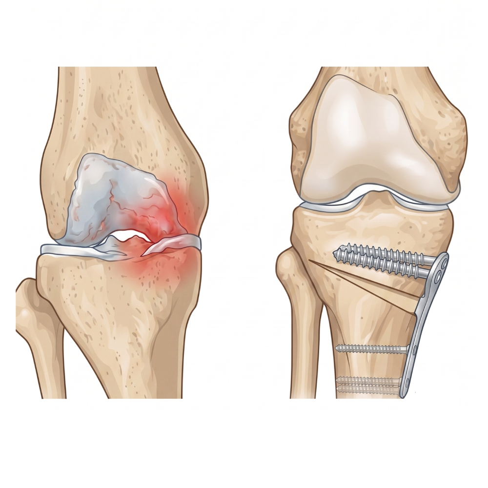 Osteotomía de rodilla